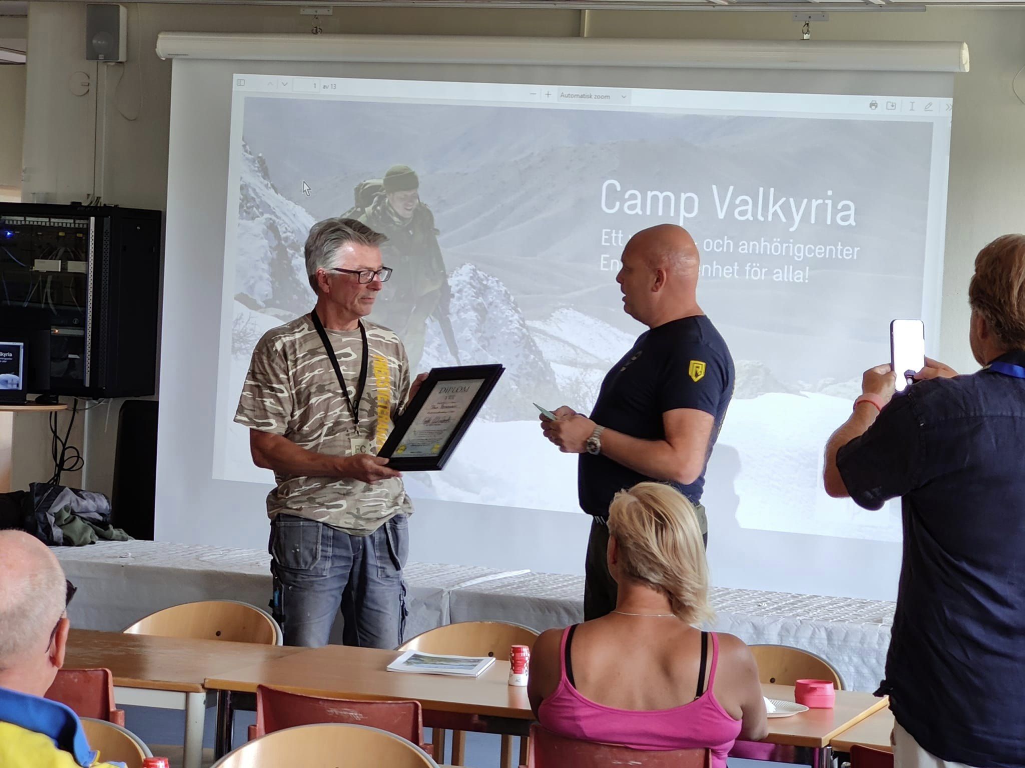 VRR Veteran Rapid Reaction - Tony Petersson Hedersmedlem i VRR 2023 Veteranträff ÖS Halmstad